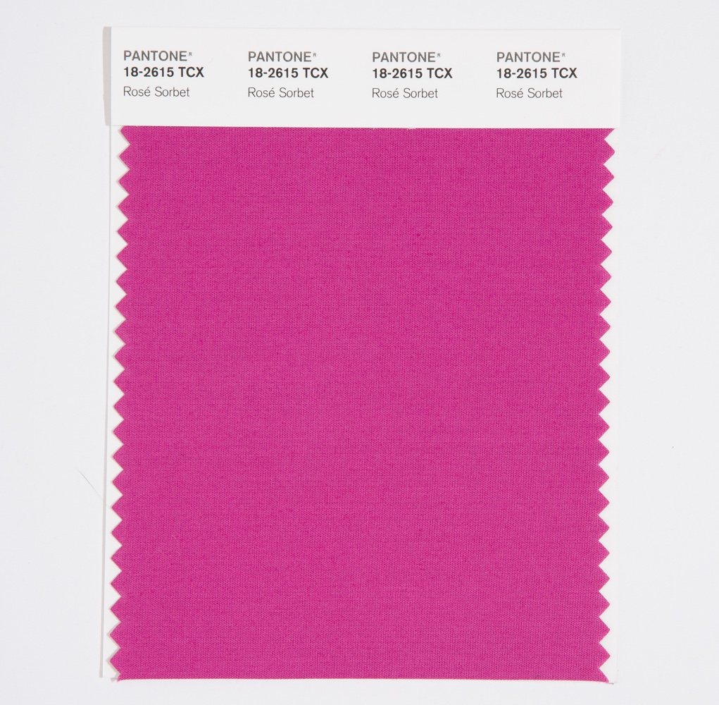 Pantone Cotton Swatch 18-2615 Rose' Sorbet