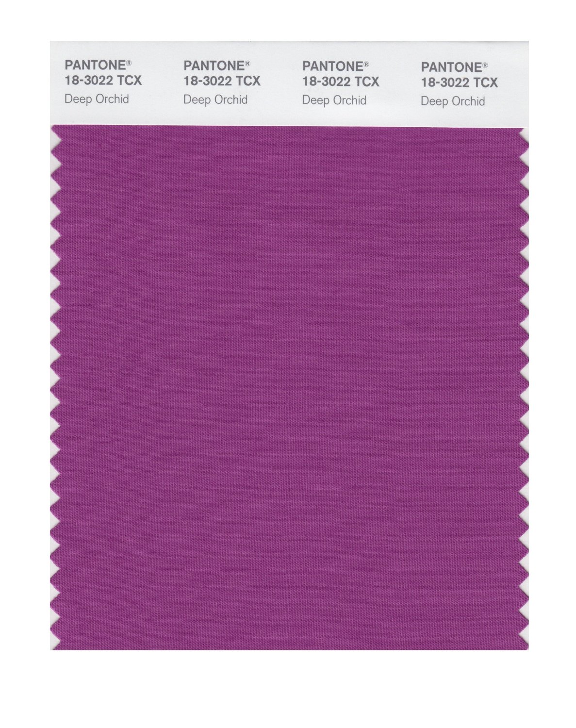 Pantone Cotton Swatch 18-3022 Deep Orchid