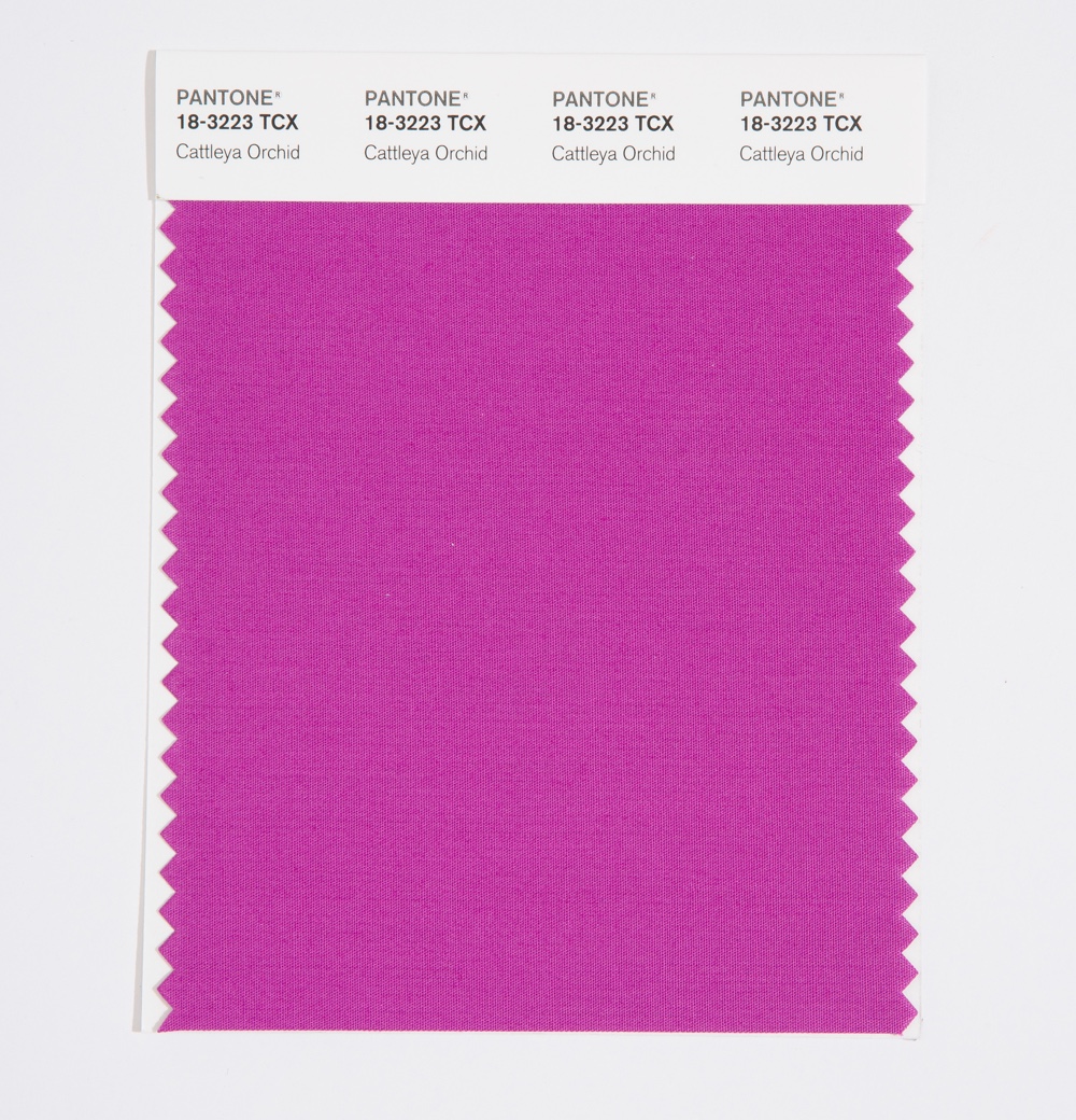 Pantone Cotton Swatch 18-3223 Cattleya Orchid