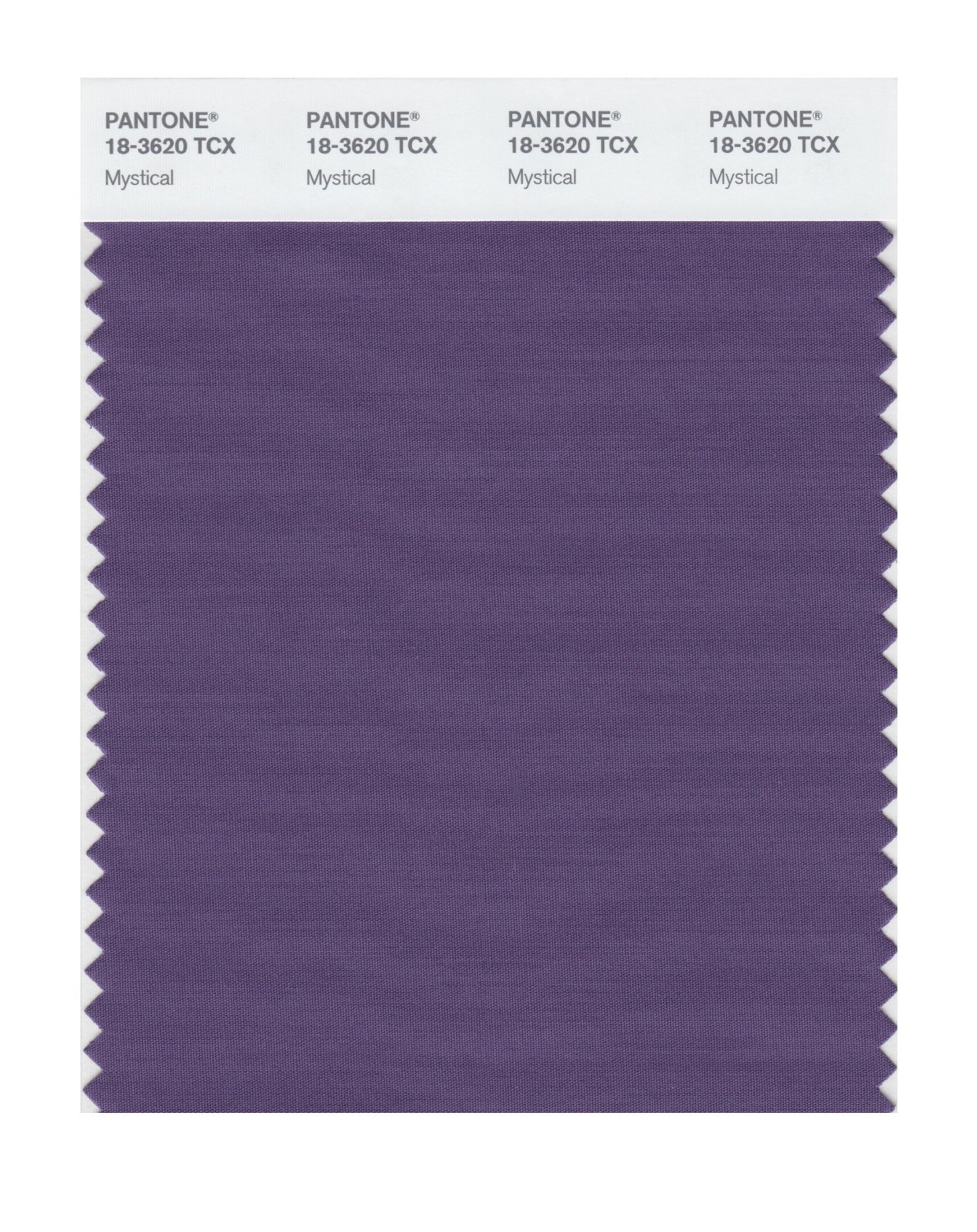 Pantone Cotton Swatch 18-3620 Mystical