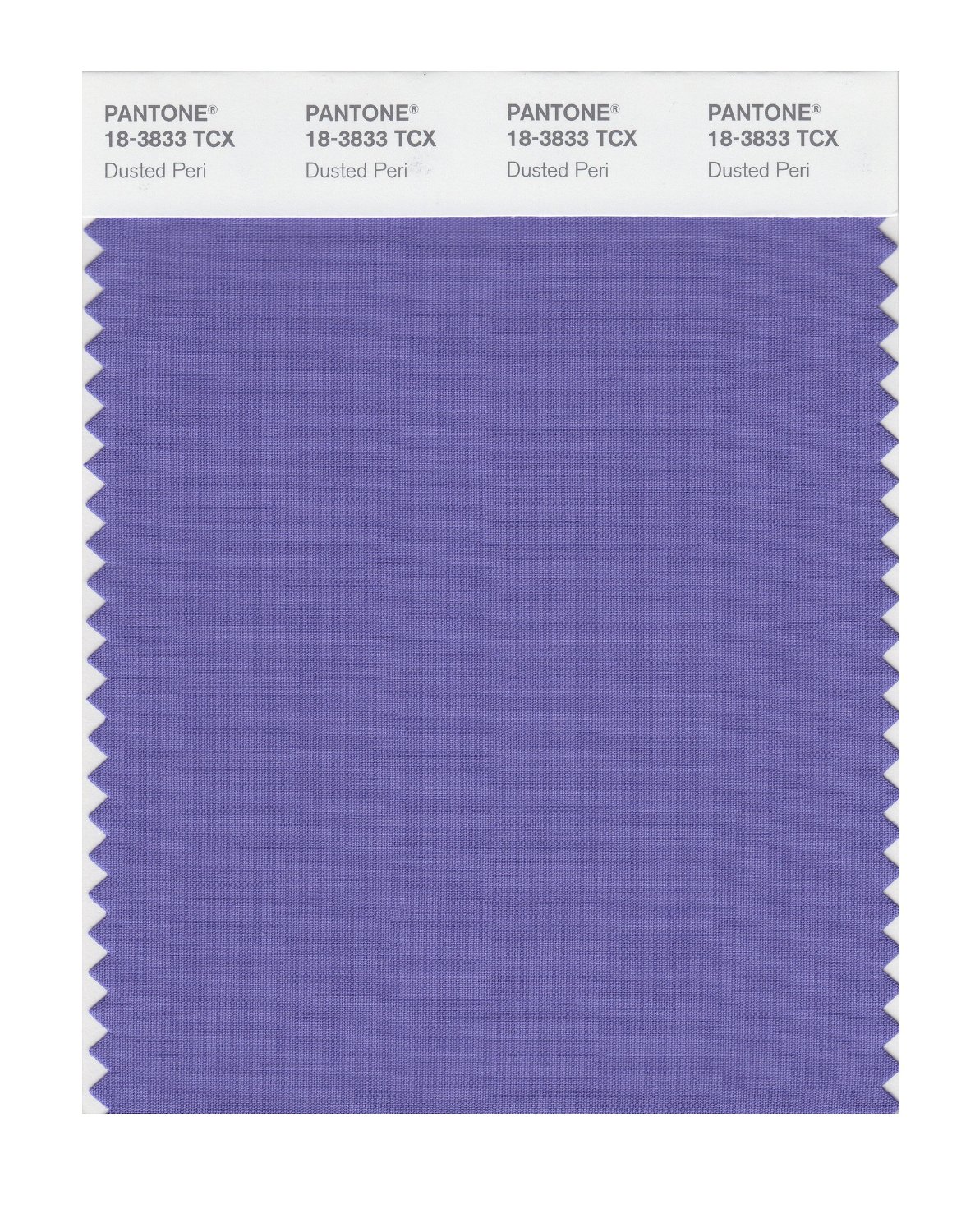 Pantone Cotton Swatch 18-3833 Dusted Peri