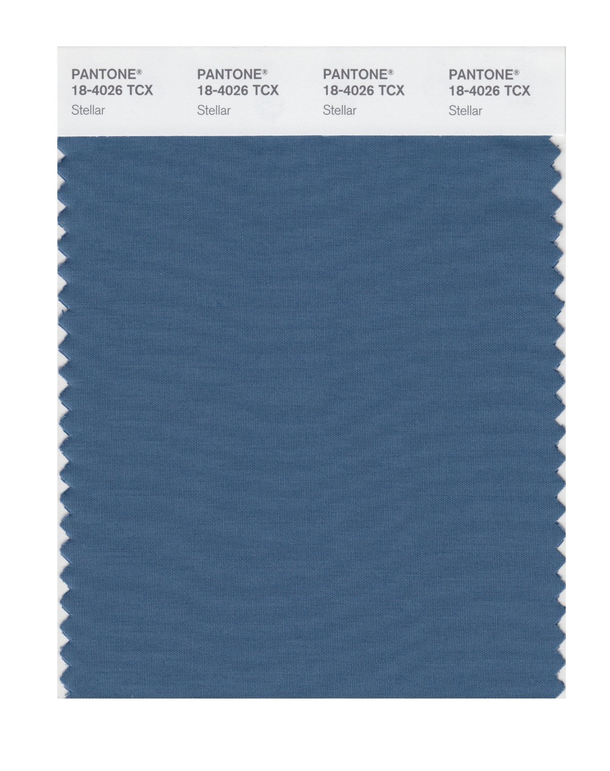 Pantone Cotton Swatch 18-4026 Stellar