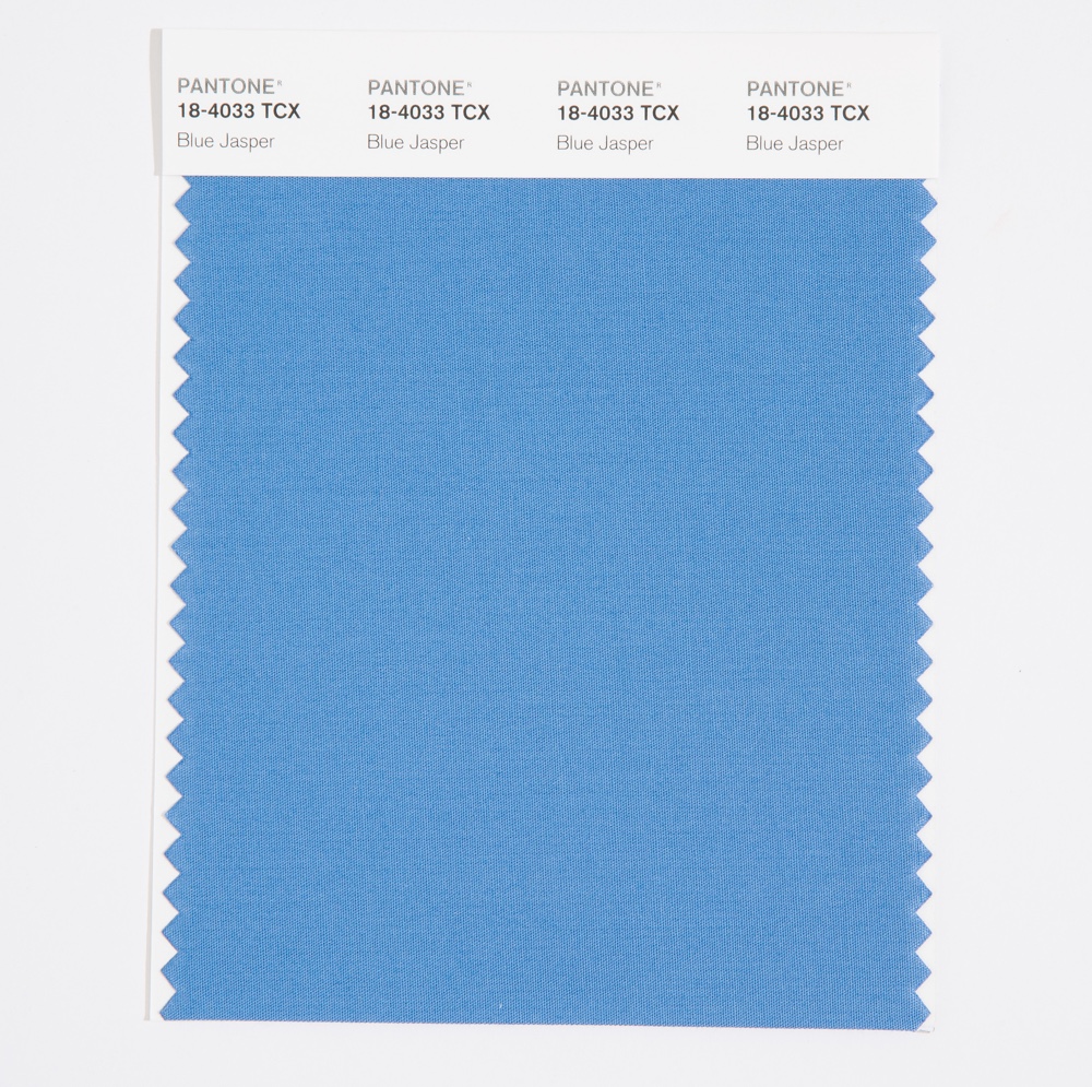 Pantone Cotton Swatch 18-4033 Blue Jasper