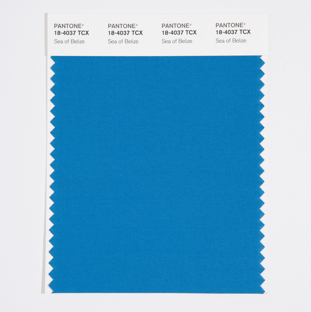 Pantone Cotton Swatch 18-4037 Sea of Belize