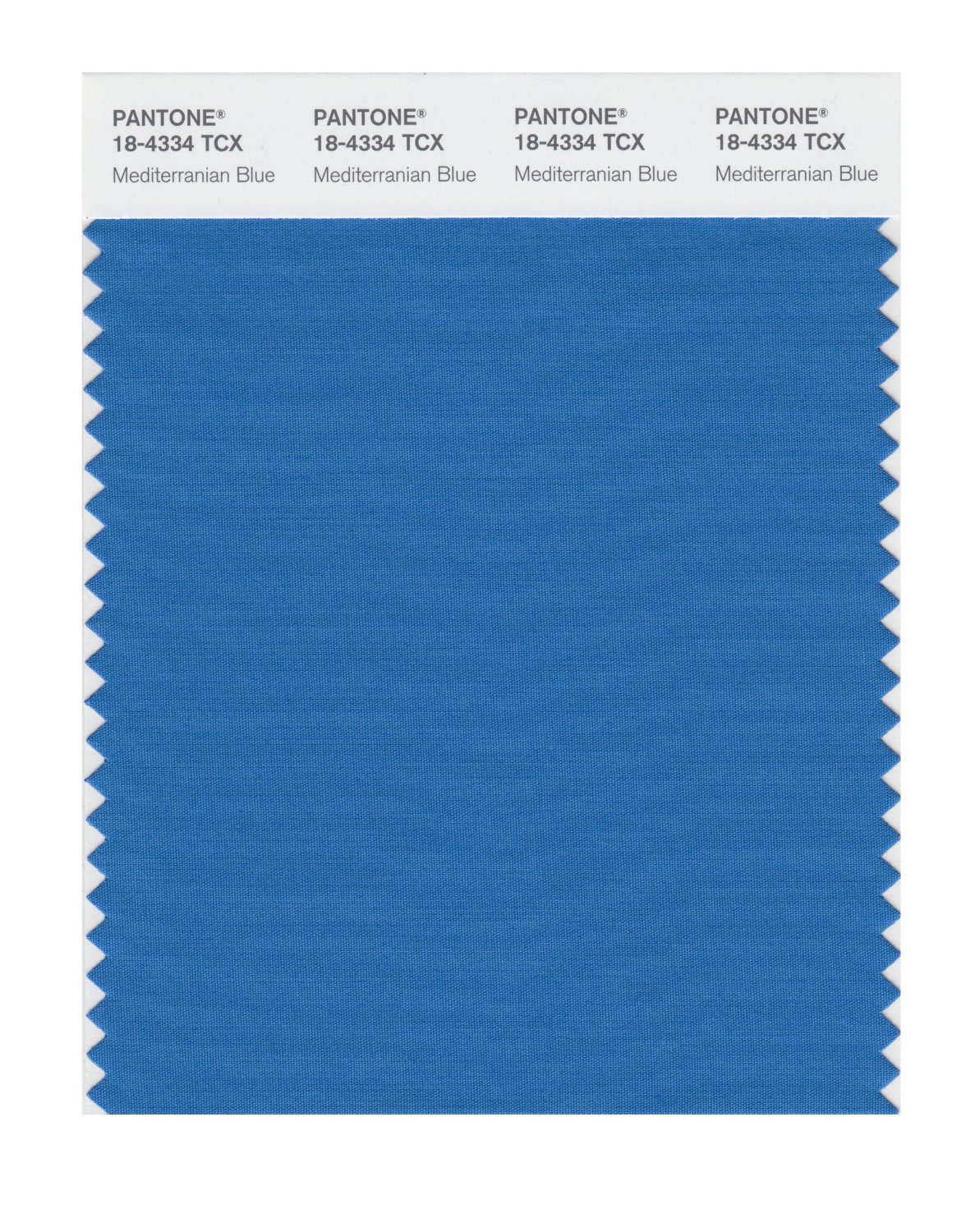 Pantone Cotton Swatch 18-4334 Mediterranian B