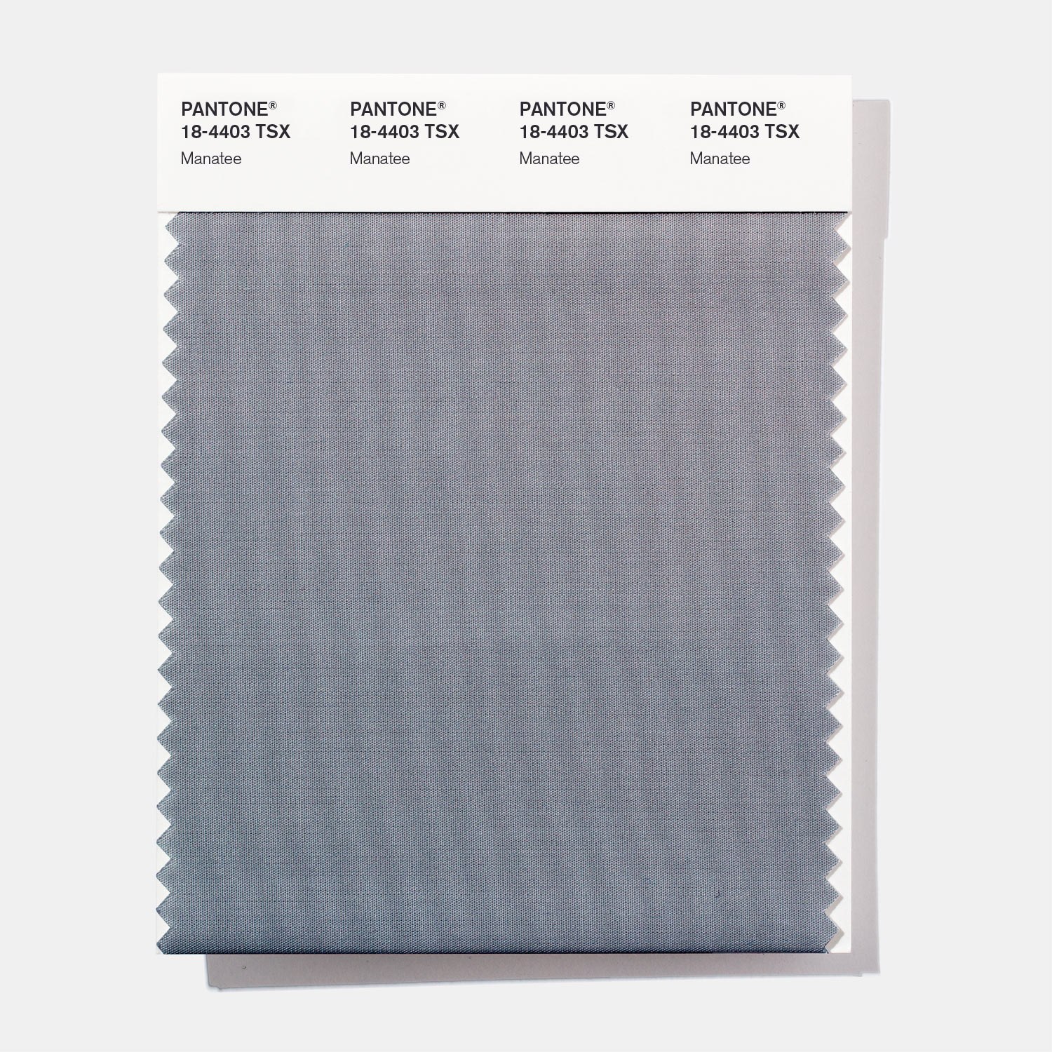 Pantone Polyester Swatch 18-4403 Manatee