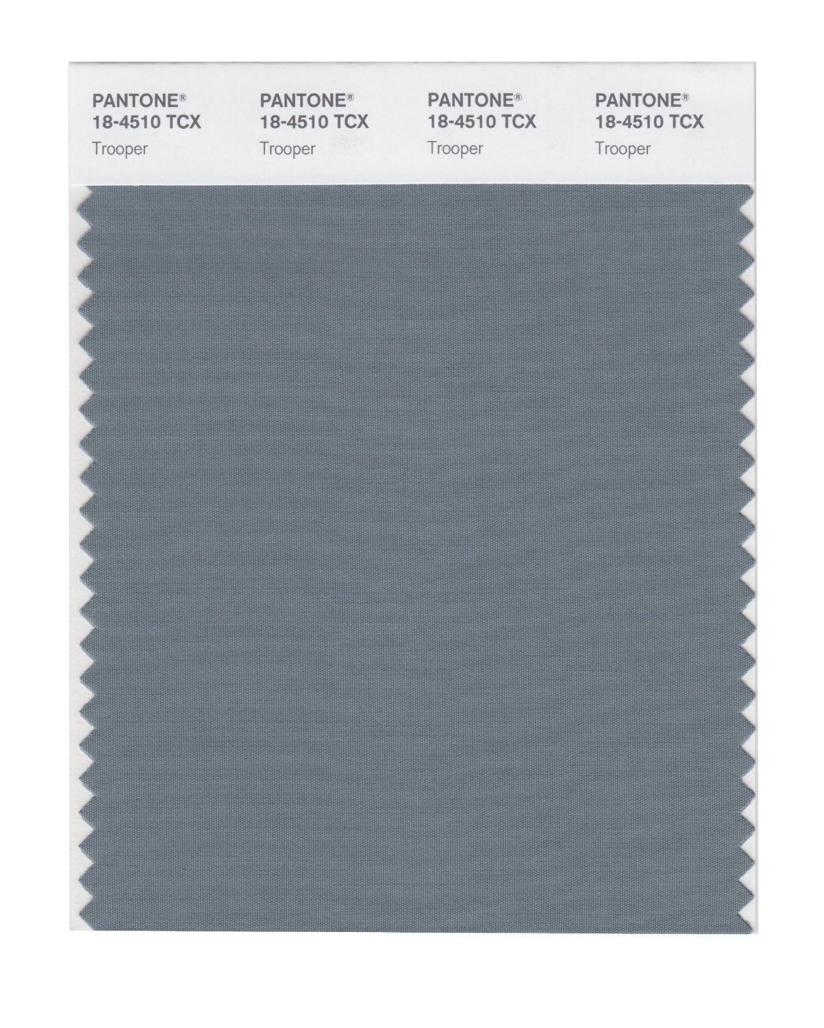 Pantone Cotton Swatch 18-4510 Trooper