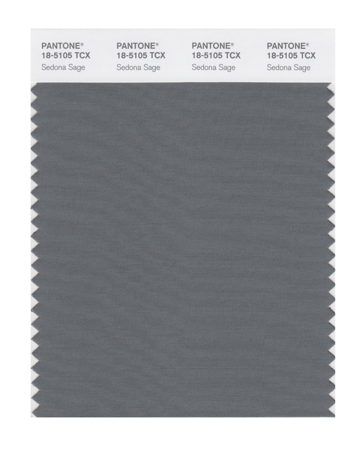 Pantone Cotton Swatch 18-5105 Sedona Sage