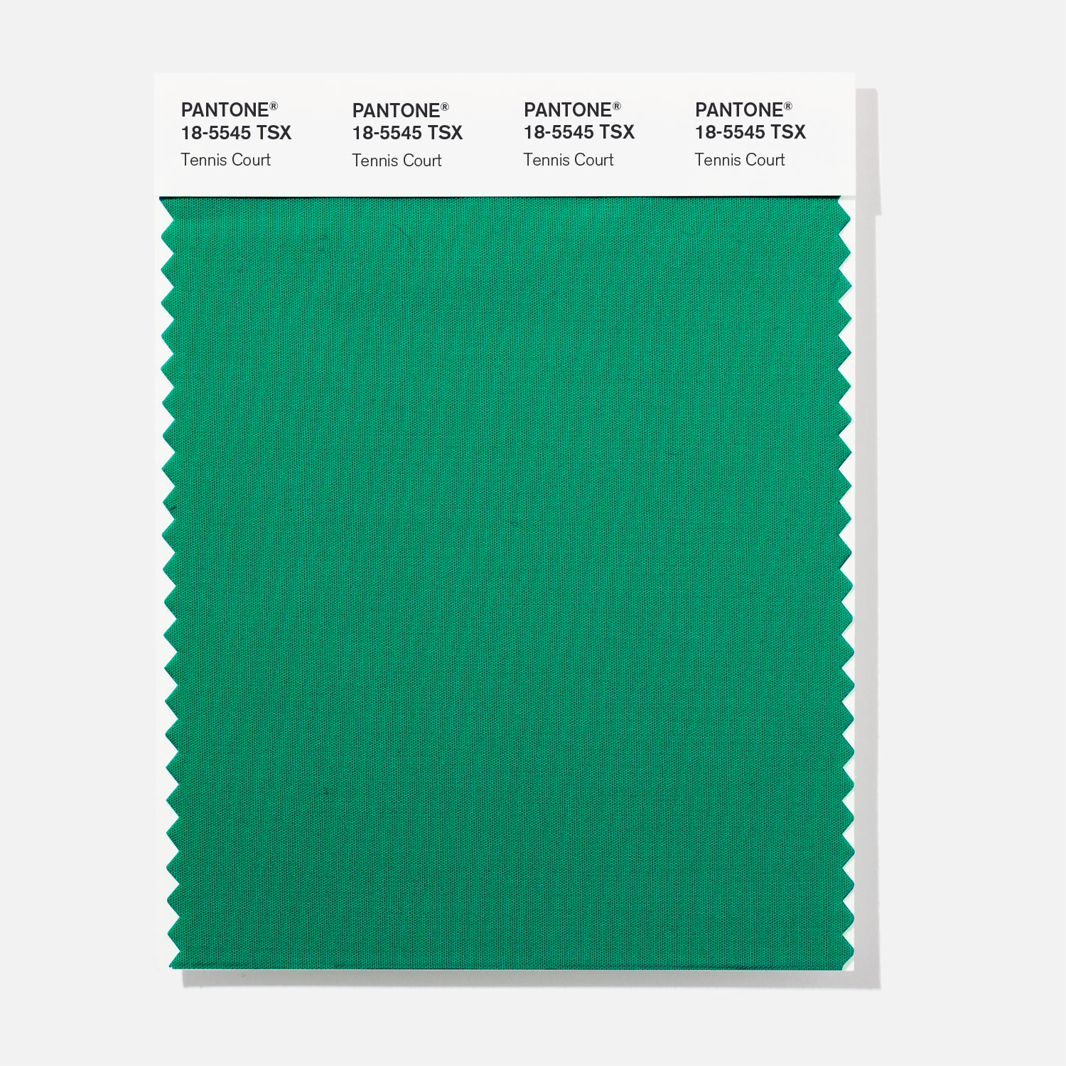 Pantone Polyester Swatch 18-5545 Tennis Court