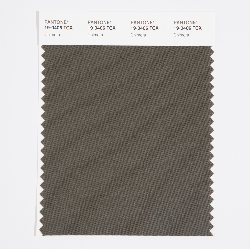 Pantone Cotton Swatch 19-0406 Chimera