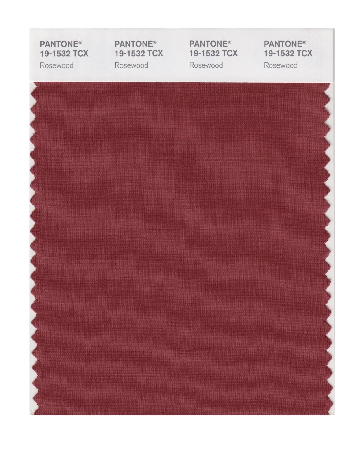 Pantone Cotton Swatch 19-1532 Rosewood