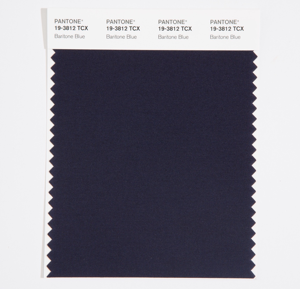 Pantone Cotton Swatch 19-3812 Baritone Blue