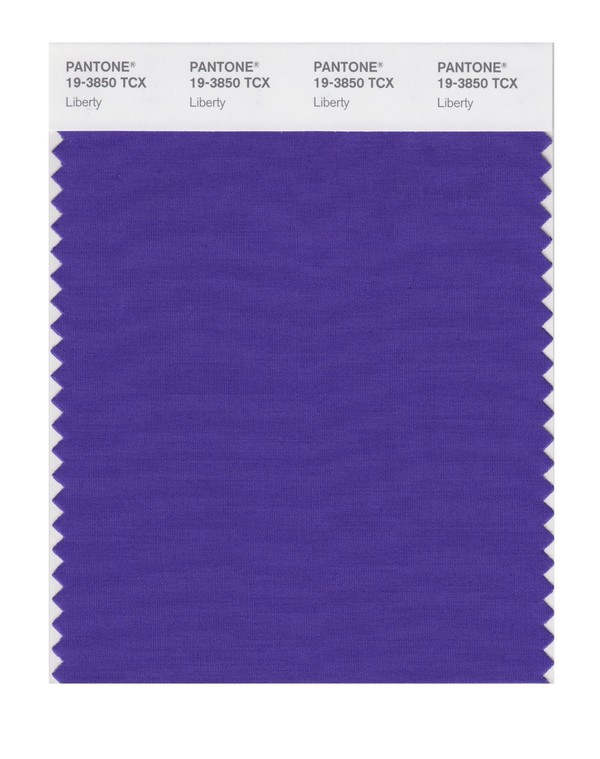 Pantone Cotton Swatch 19-3850 Liberty