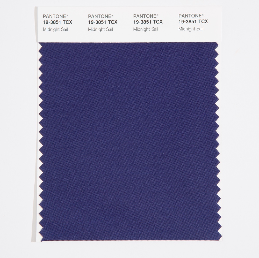 Pantone Cotton Swatch 19-3851 Midnight Sail