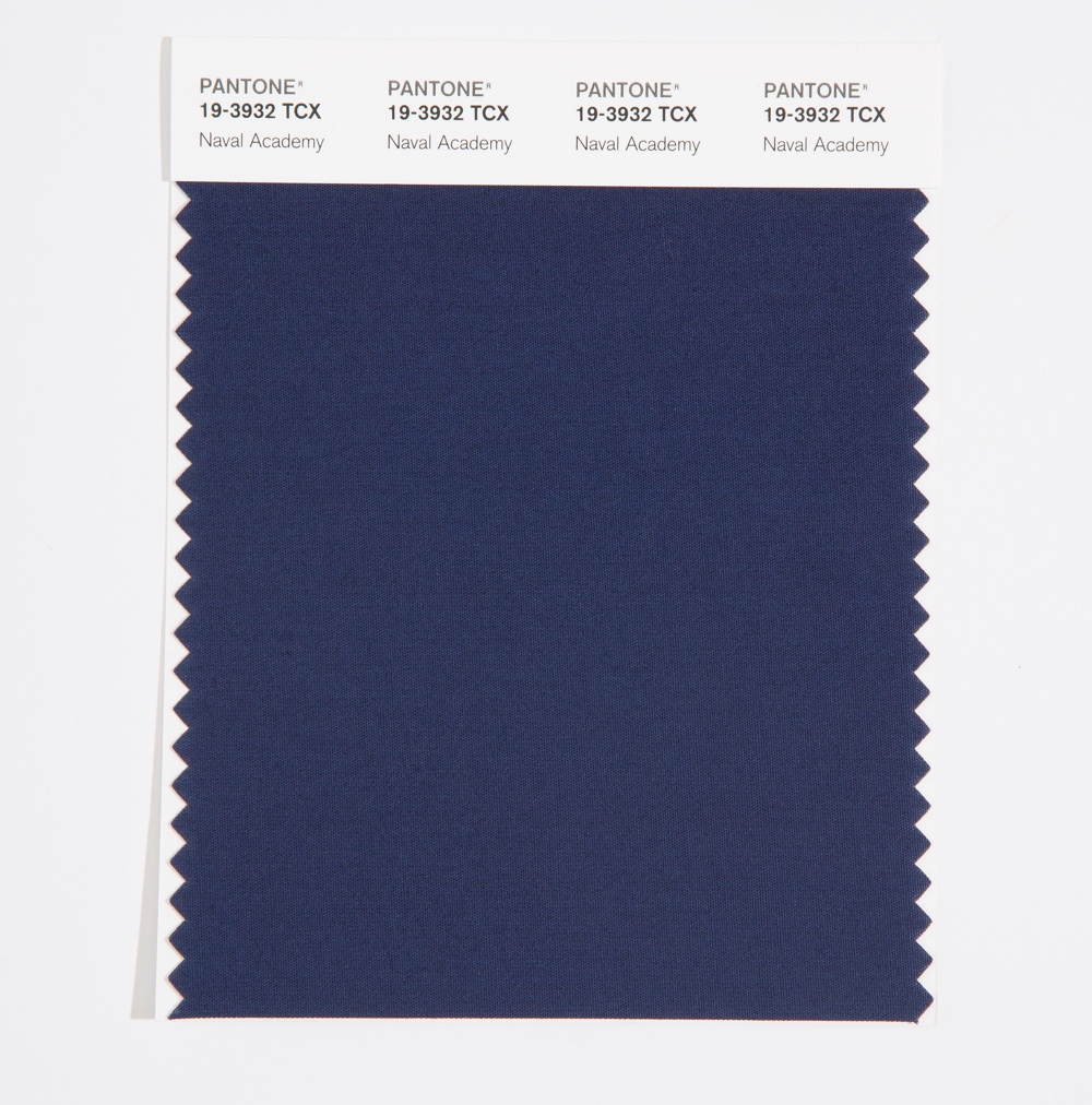 Pantone Cotton Swatch 19-3932 Naval Academy