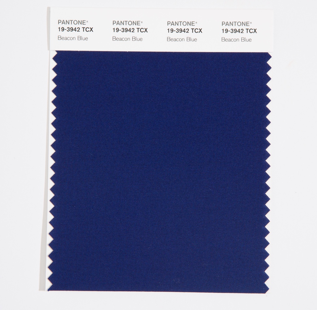 Pantone Cotton Swatch 19-3942 Beacon Blue