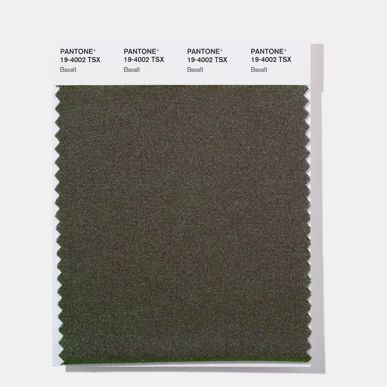 Pantone Polyester Swatch 19-4002 Basalt