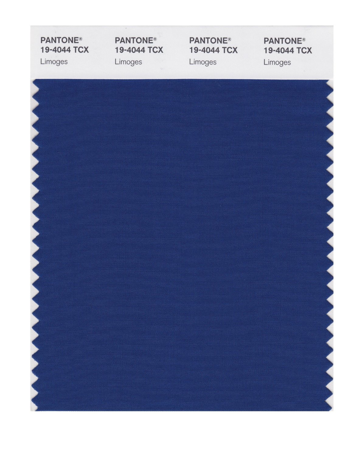 Pantone Cotton Swatch 19-4044 Limoges