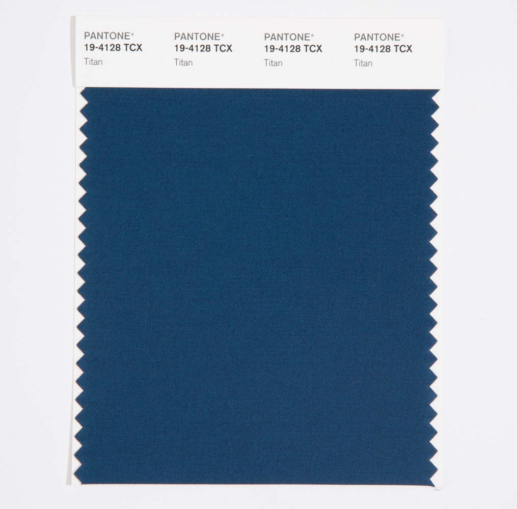 Pantone Cotton Swatch 19-4128 Titan