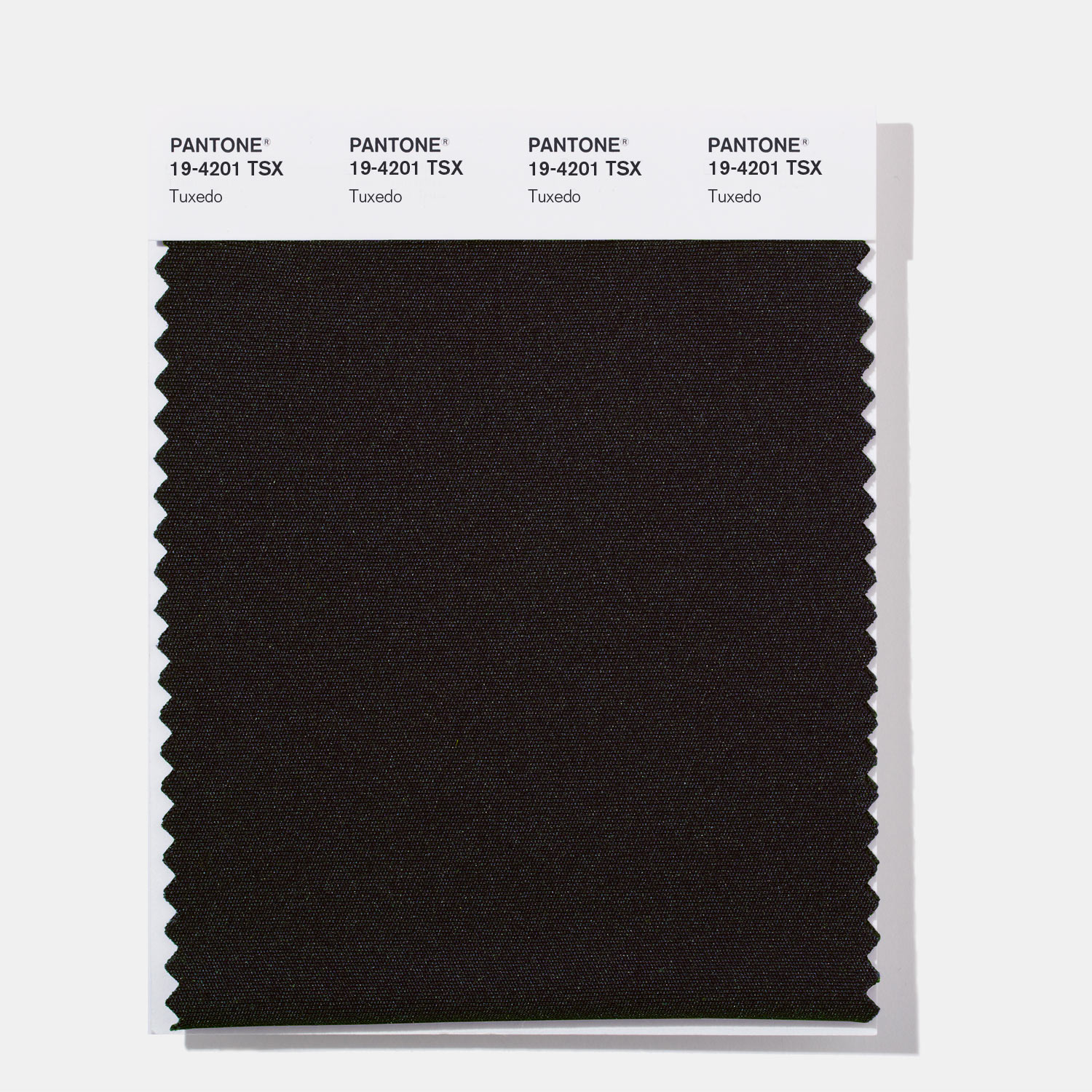 Pantone Polyester Swatch 19-4201 Tuxedo