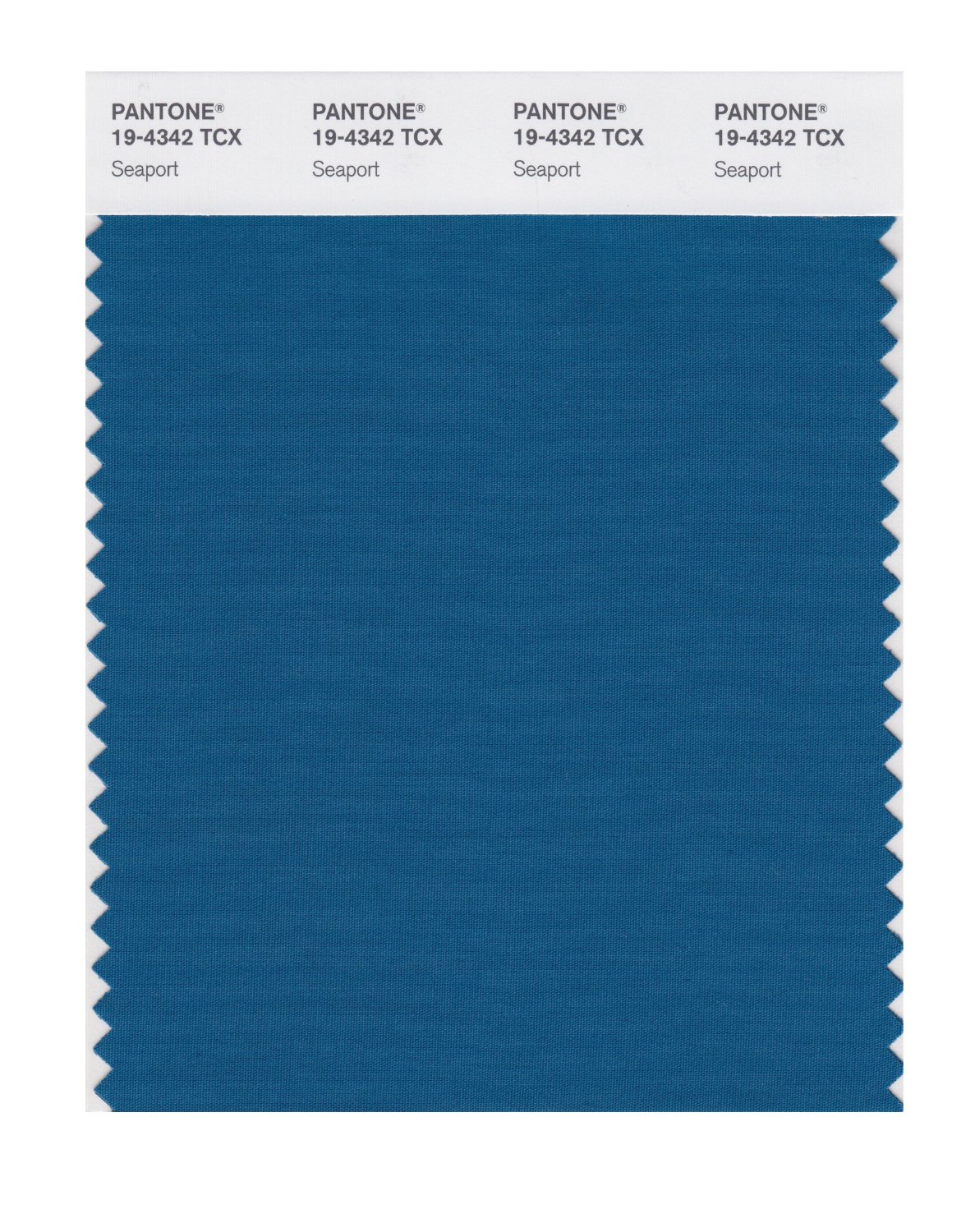 Pantone Cotton Swatch 19-4342 Seaport