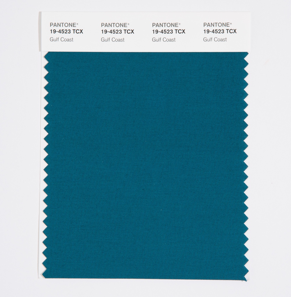 Pantone Cotton Swatch 19-4523 Gulf Coast