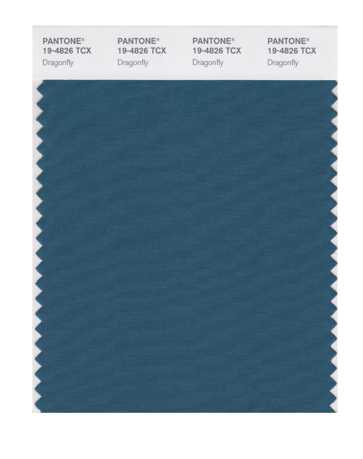 Pantone Cotton Swatch 19-4826 Dragonfly