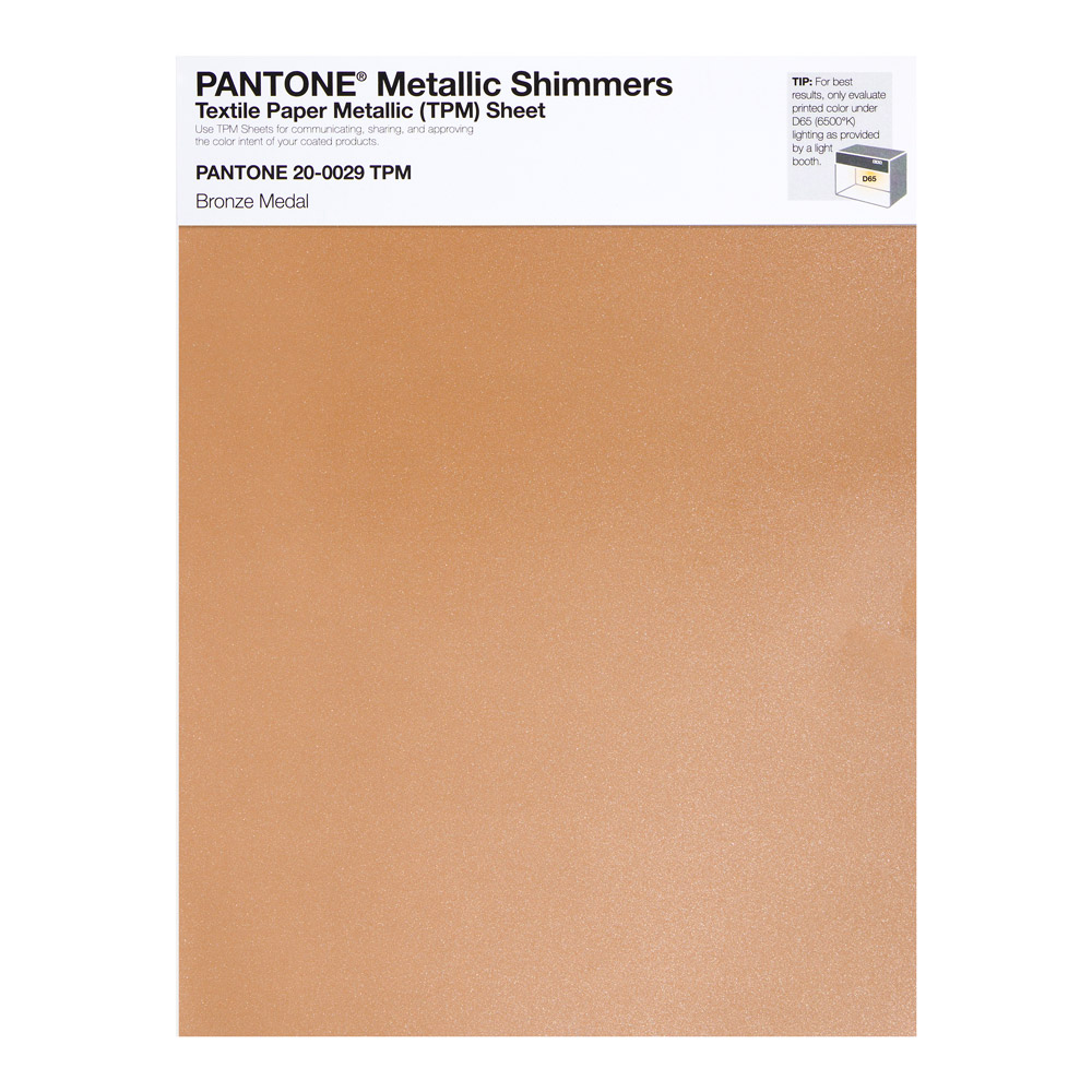 Pantone Metallic Shimmer 20-0029 Bronze Medal