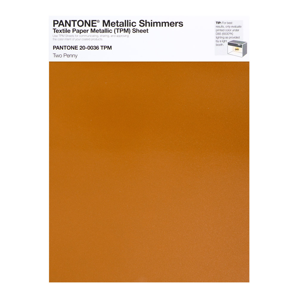 Pantone Metallic Shimmer 20-0036 Two Penny