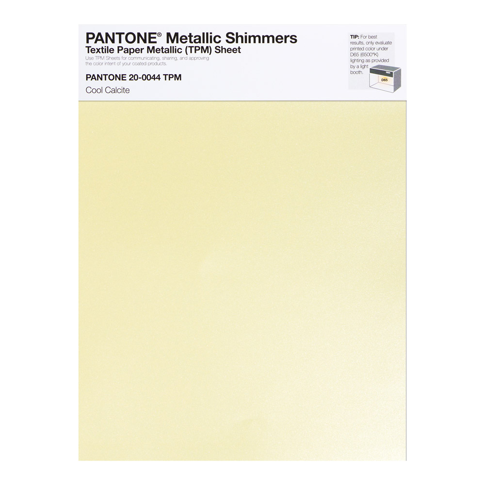 Pantone Metallic Shimmer 20-0044 Cool Calcite