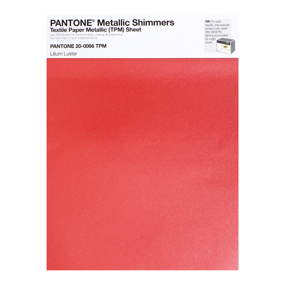 Pantone Metallic Shimmer 20-0066 Lilium Luste