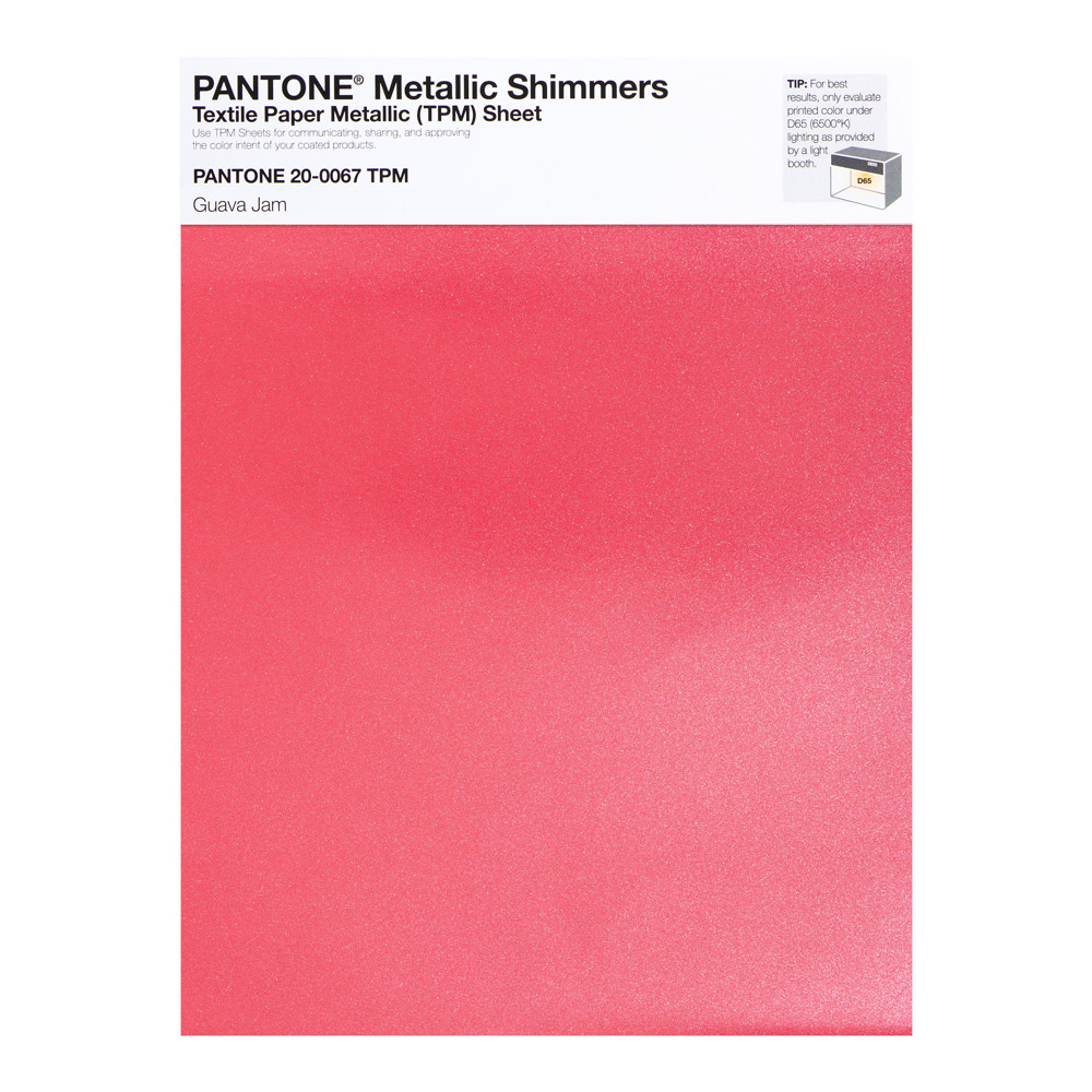 Pantone Metallic Shimmer 20-0067 Guava Jam