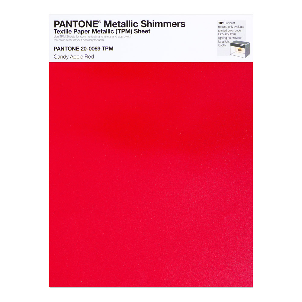 Pantone Metallic Shimmer 20-0069 Candy Apple