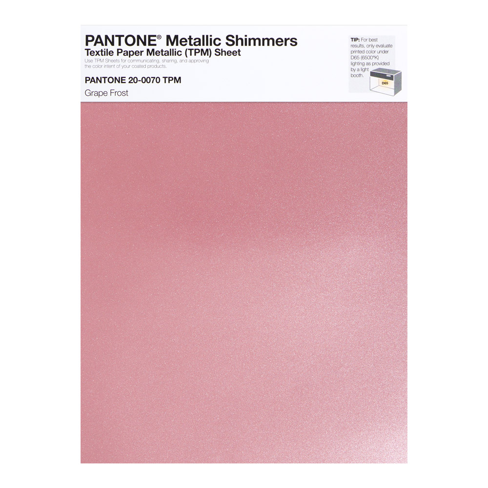 Pantone Metallic Shimmer 20-0070 Grape Frost
