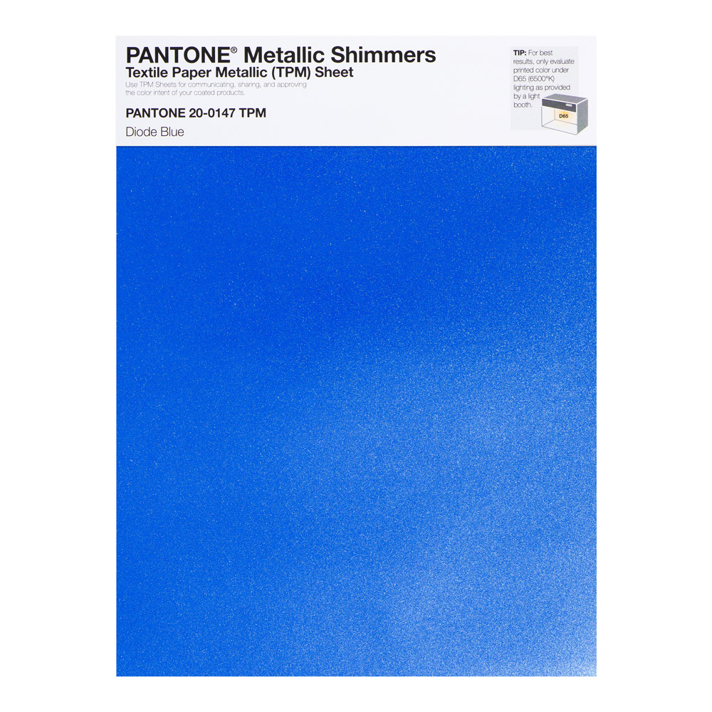 Pantone Metallic Shimmer 20-0147 Diode Blue