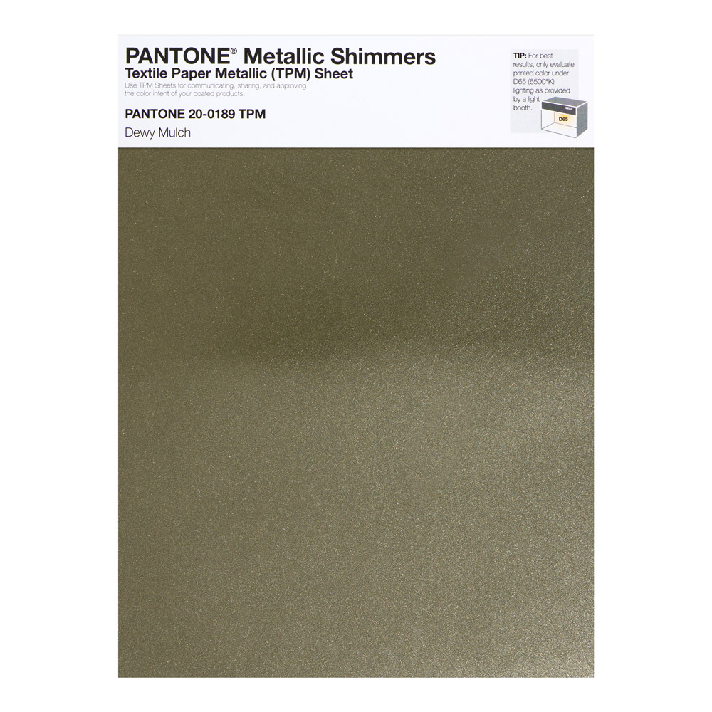 Pantone Metallic Shimmer 20-0189 Dewy Mulch