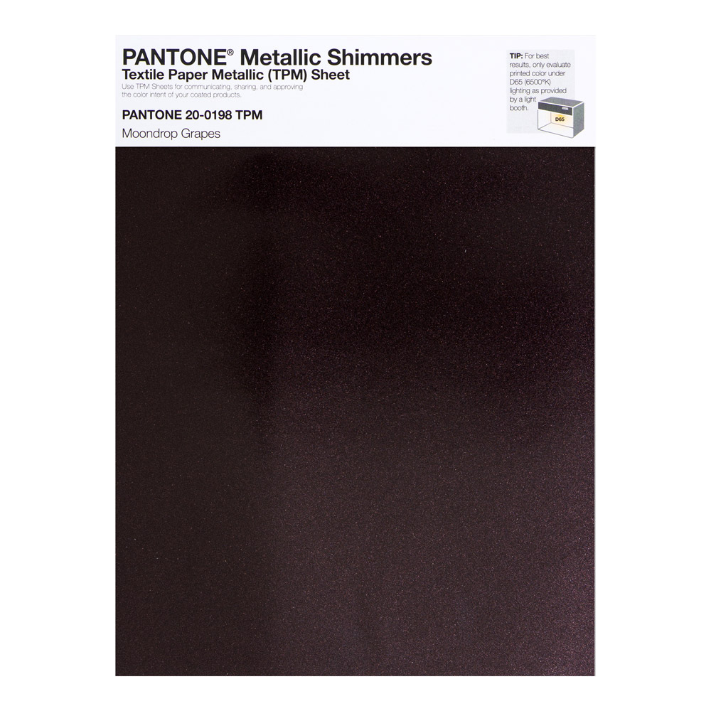 Pantone Metallic Shimmer 20-0198 Moondrop Grp