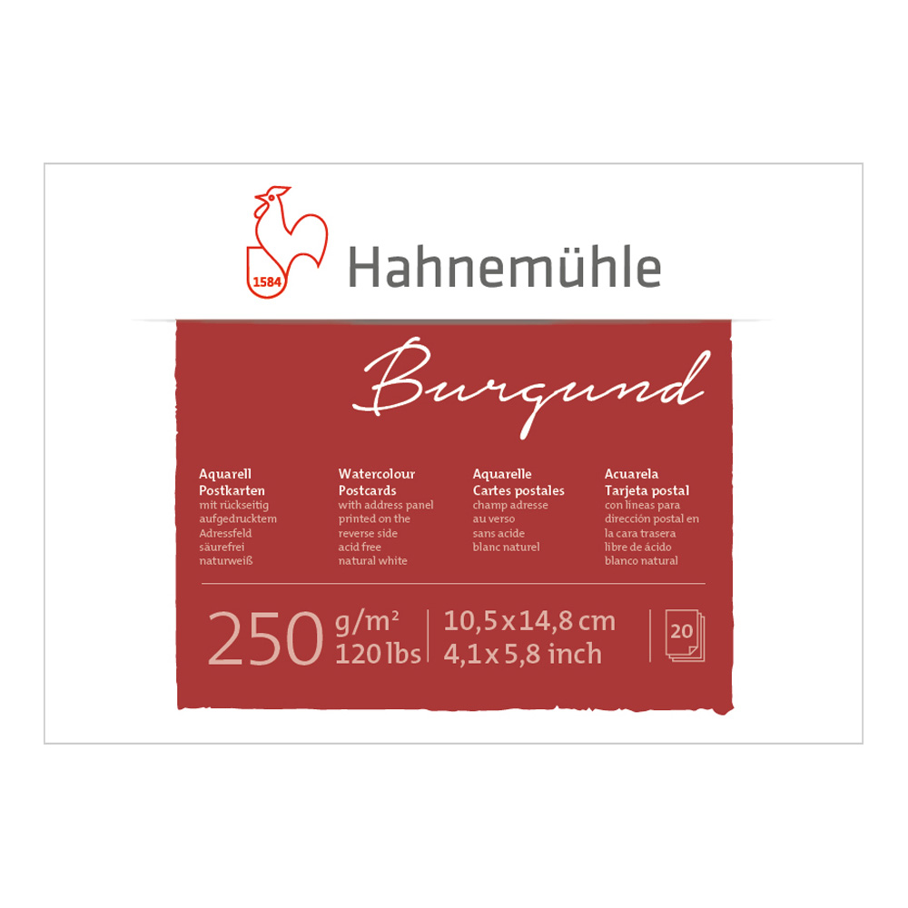 Hahnemuhle 30 W/C Postcard Pad 250gsm Rough