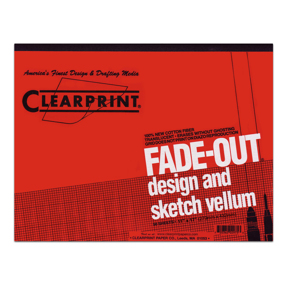 Clearprint Vellum 1000Hp 11X17 Pad 8X8