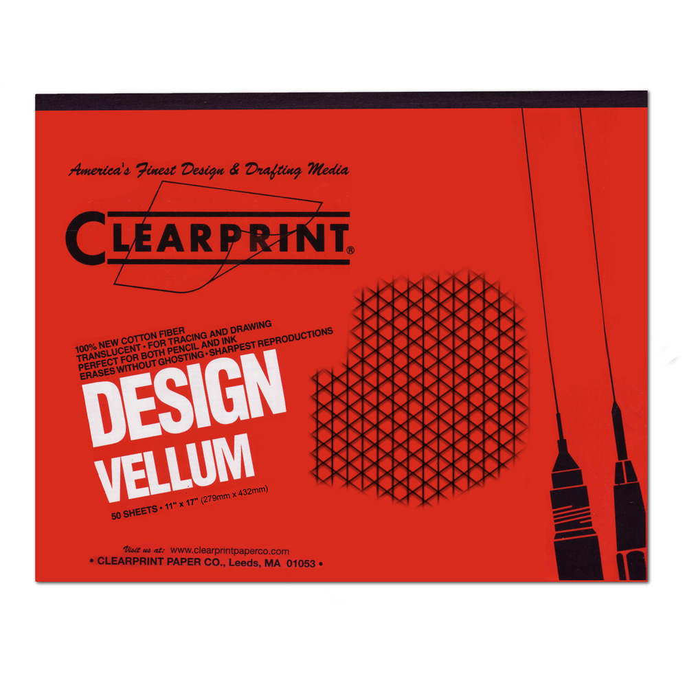 Clearprint Vellum 1000Hp 11X17 Pad Iso Grid