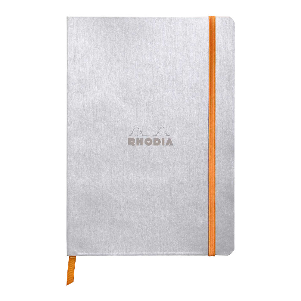 Rhodiarama Dot 6X8.25 inch Silver Notebook