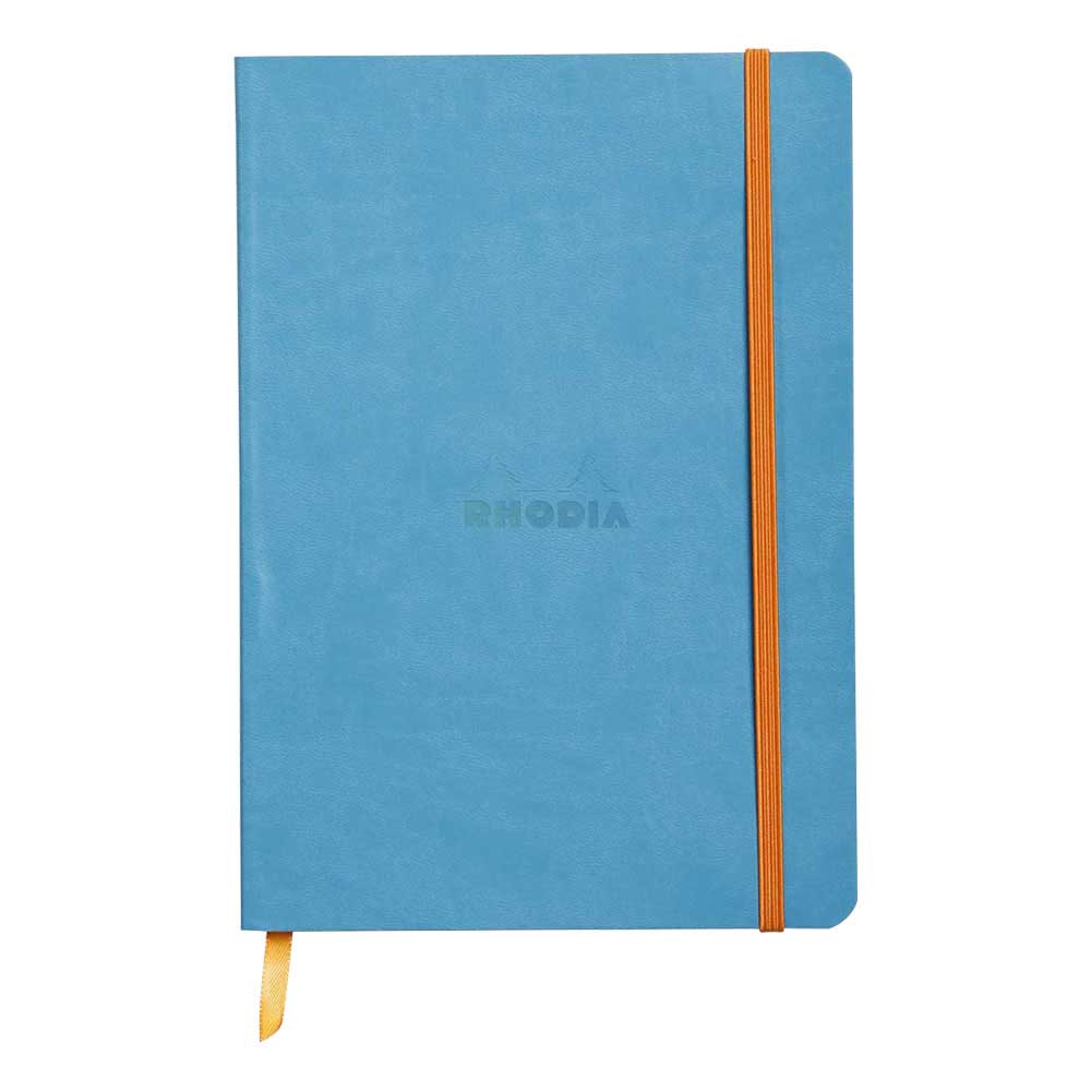 Rhodiarama Dot 6X8.25 inch Turquoise Notebook