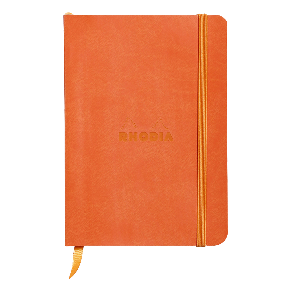 Rhodiarama Lined 4X6 inch Tangerine Notebook