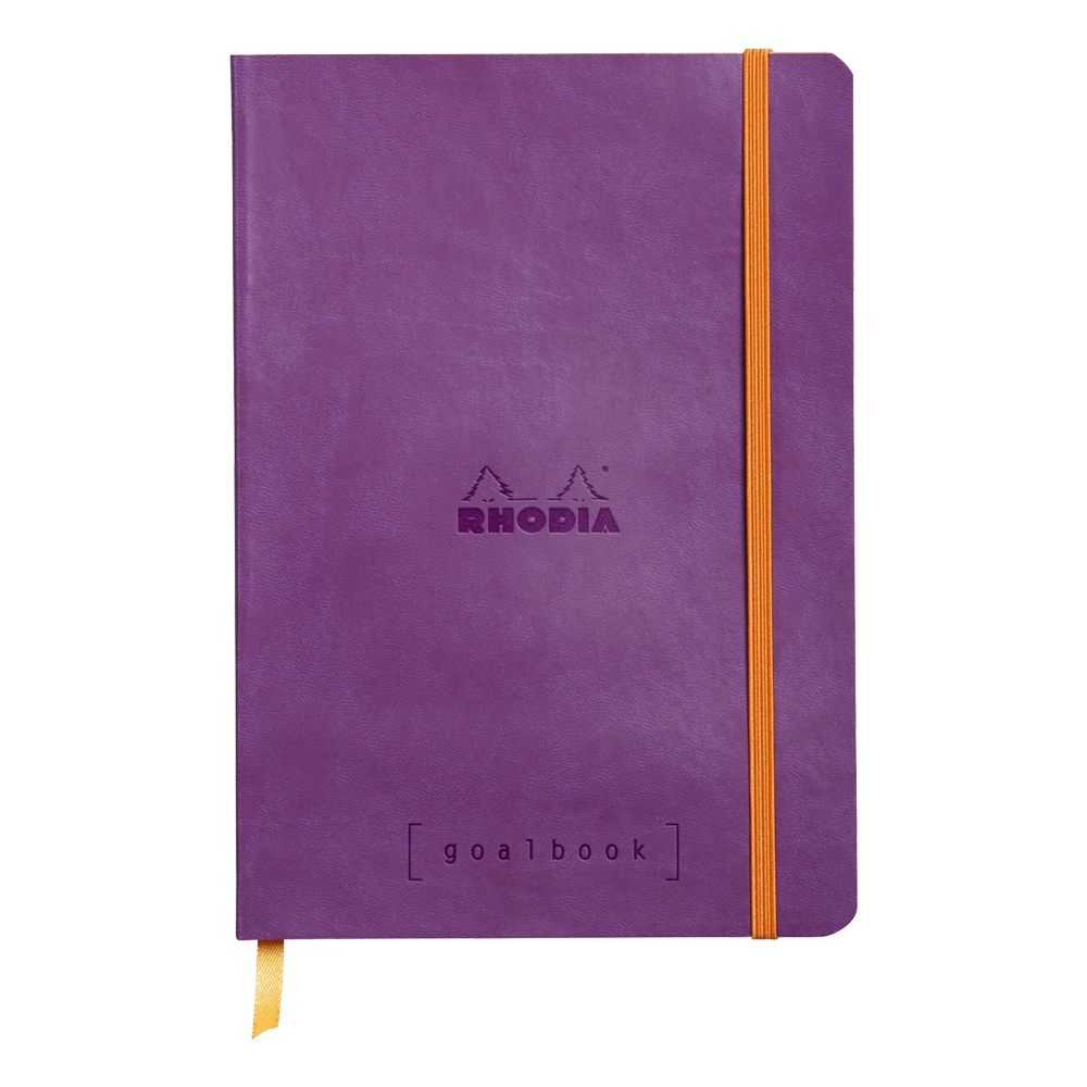 Rhodia Goal Book Purple 5.75X8.25 Dot Grid