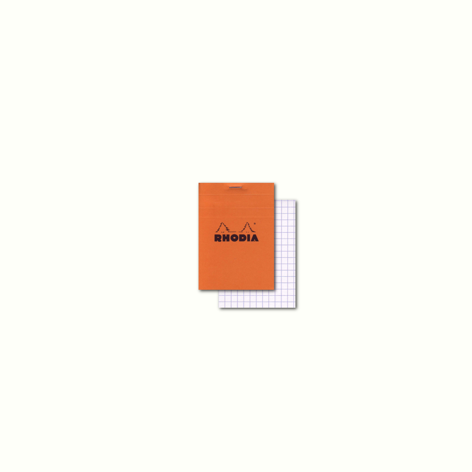 Rhodia Classic Orange Notepad 3X4 Grid