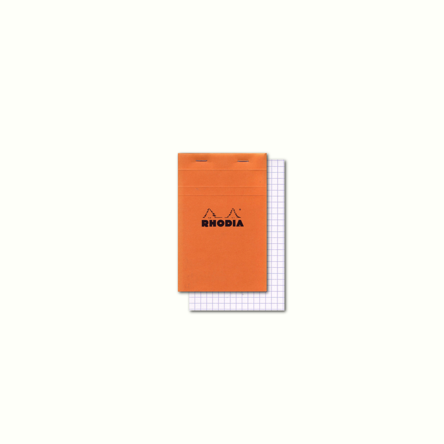 Rhodia Classic Orange Notepad 4X6 Grid