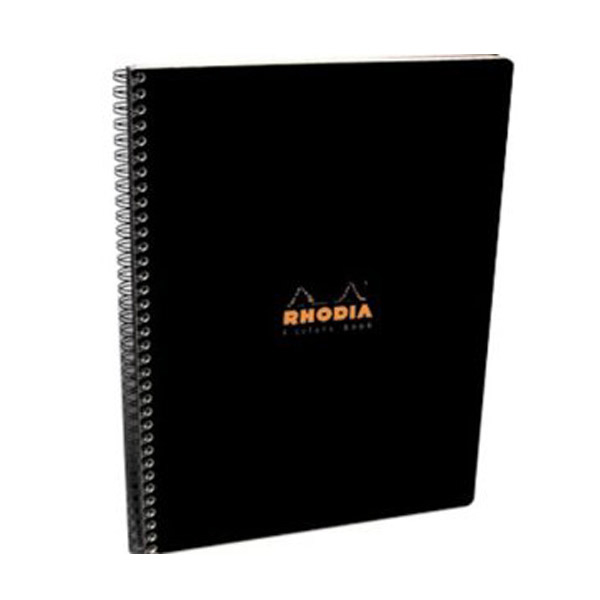 Rhodia Wirebound 9x11.75 Black Grid