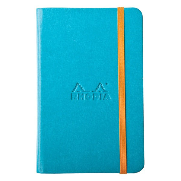 Rhodiarama A6 Plain Notebook Turquoise