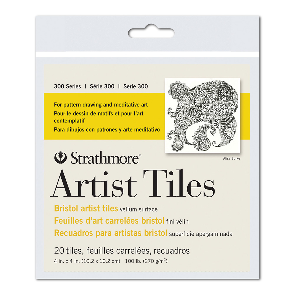 Strathmore Artist Tile Pack Bristol Vellum