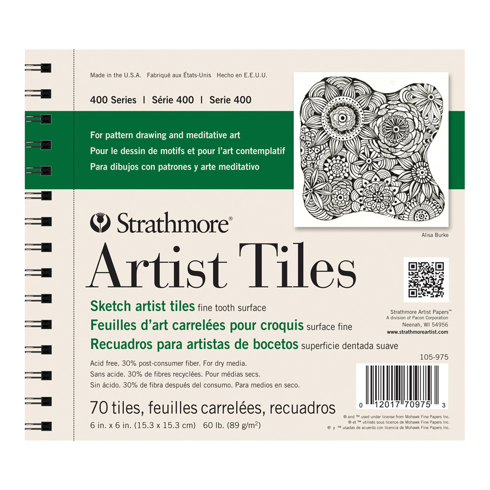 Strathmore Artist Tiles Sketchbook Recycled